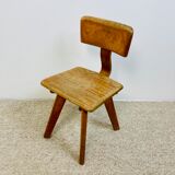Children's chair, wooden, 70s
