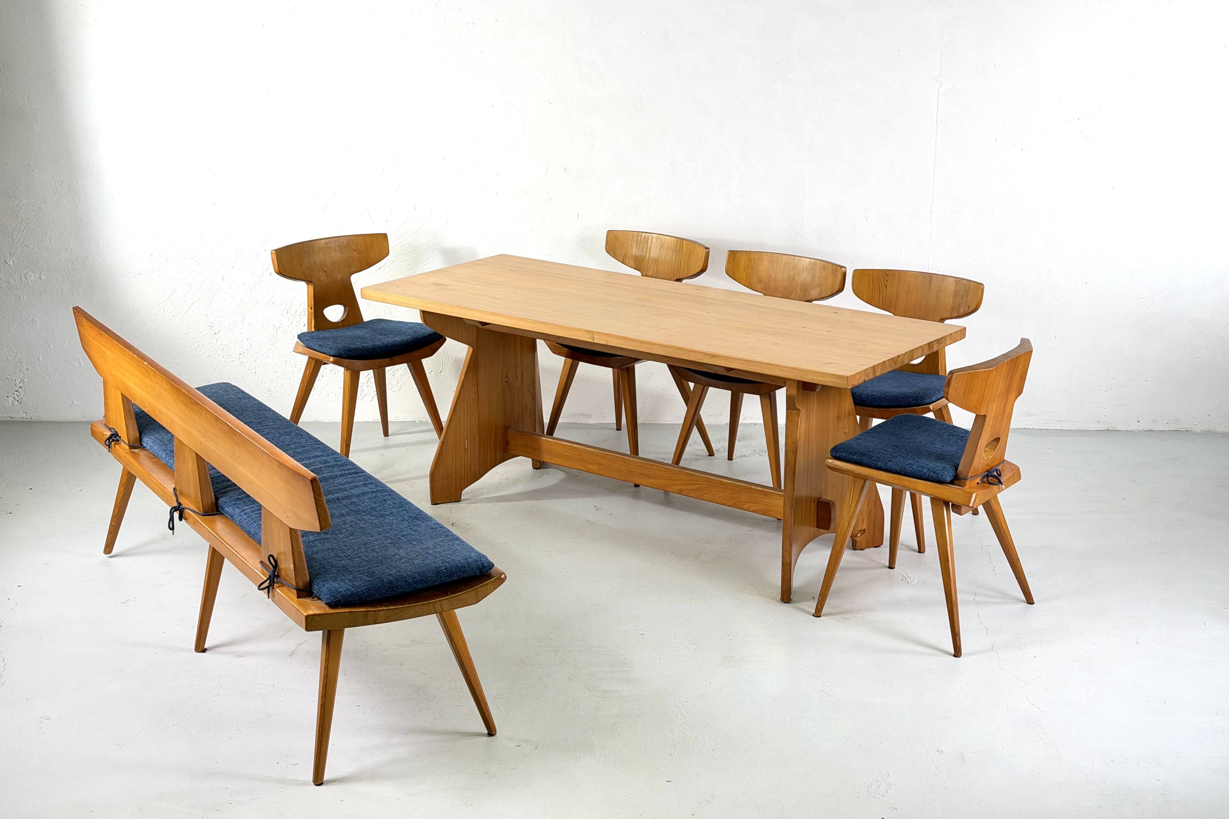 dining room set by Jacob Kielland Brandt for I. Christiansen - 1960s