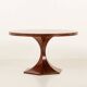 Carlo de Carli round rosewood table, 1960s