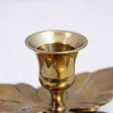 Vintage brass candle holder