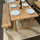 Table de ferme en pin massif