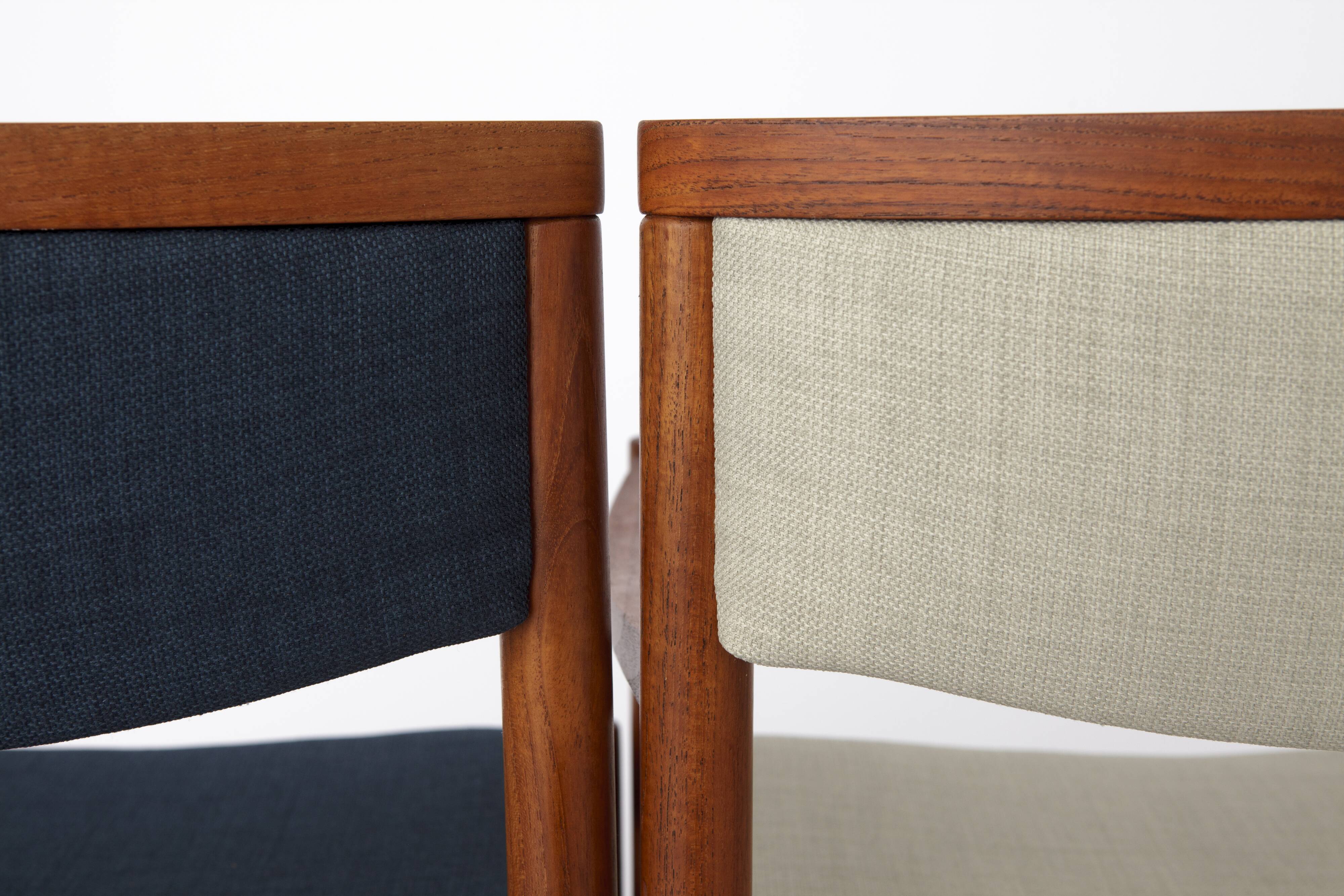 5 Dining Chairs 1960s by SAX, Denmark Teak