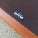 Vintage loft leather armchair DUVIVIER