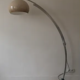 Adjustable arc floor lamp by harvey guzzini, 1970