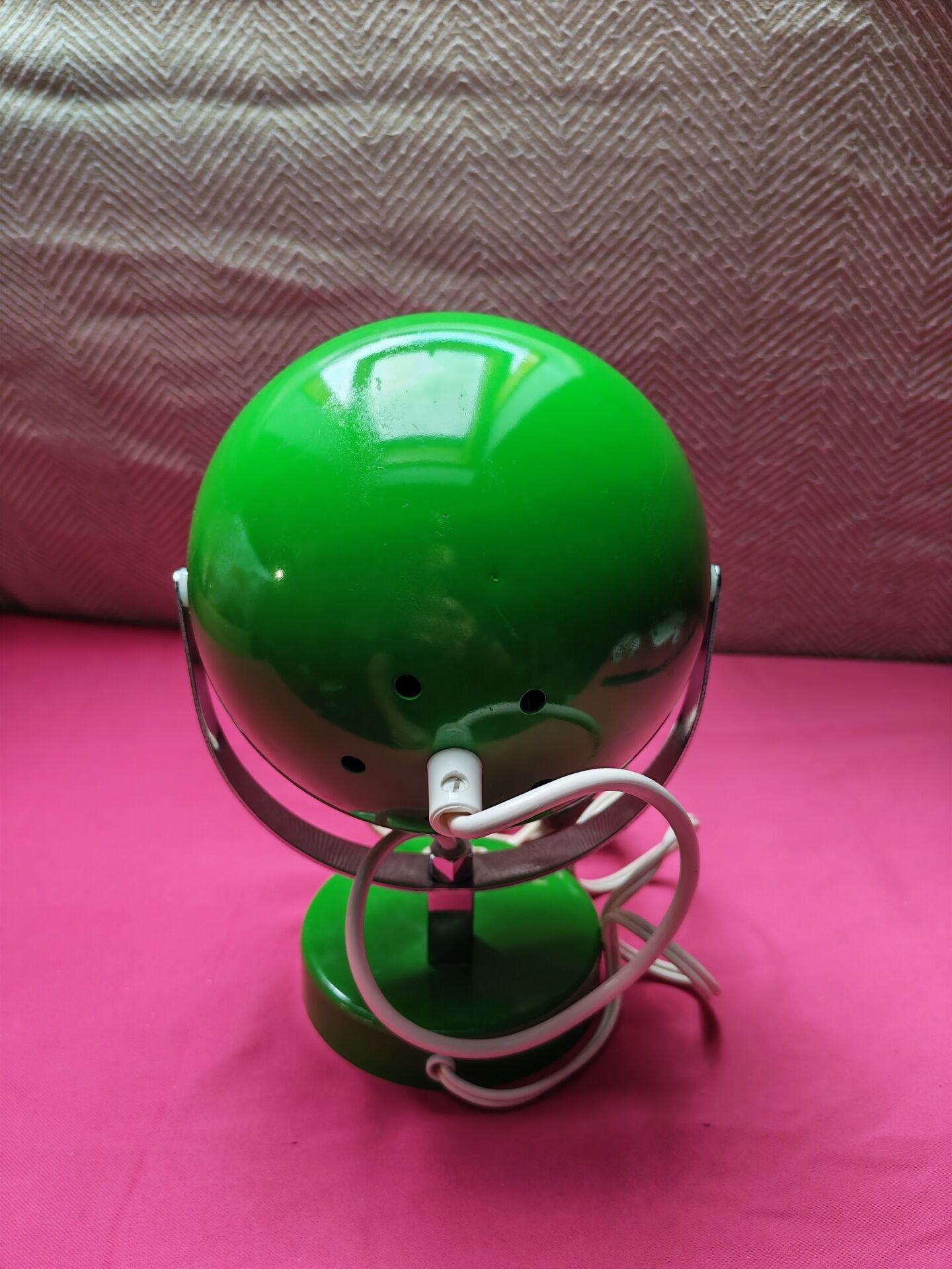 Green Eyeball Table Lamp – Space Age 1970s