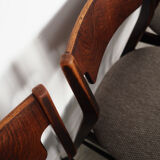 Set of six oak chairs, Danish design, 1970s, production: Denmark