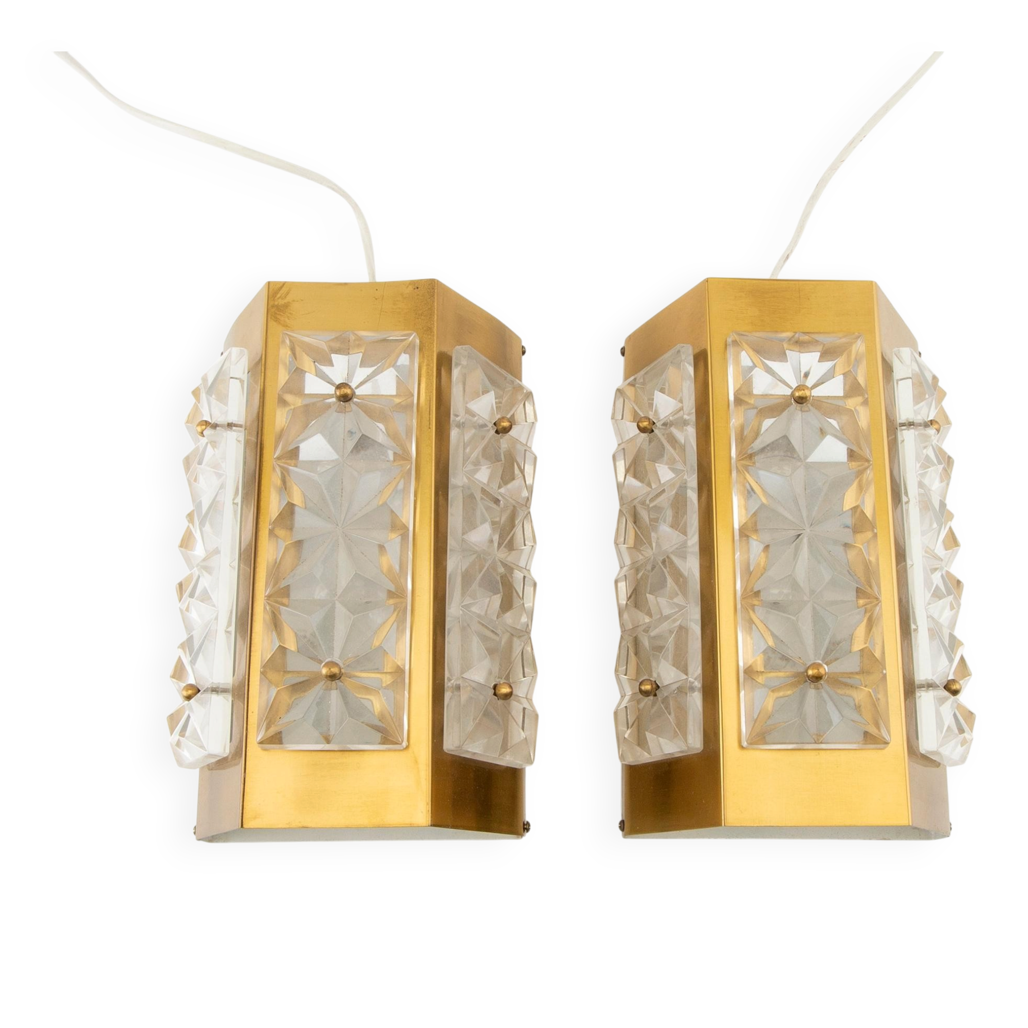 Lights by Einar Backstrom a pair 1960 Sweden