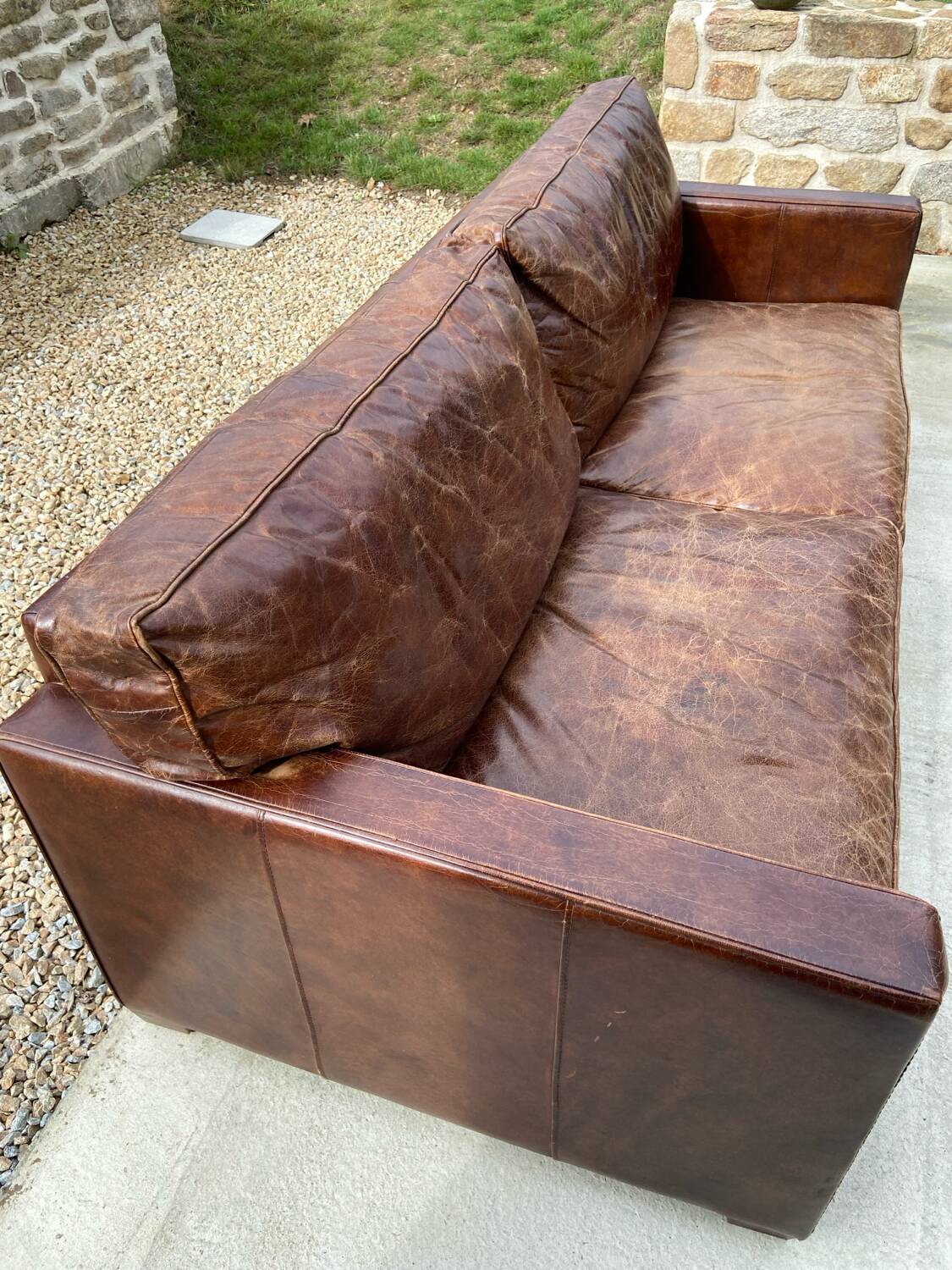 Leather sofa