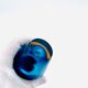 Soliflore Sommerso Flavio Poli Murano 26cm Blue Amber Gallery Condition