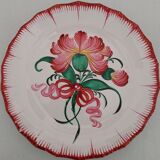 Assiette en faïence de l est xixeme.