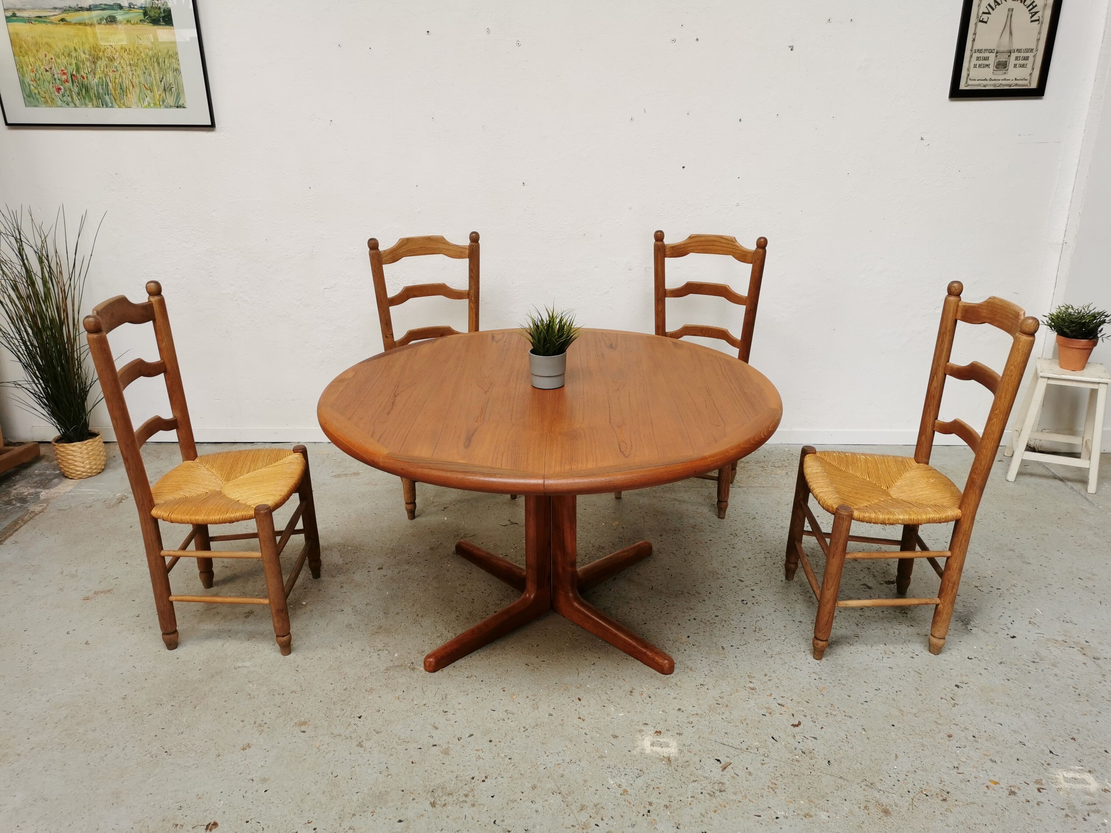 Table de Laurits Larsen en teck