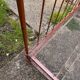 Metal bed with box spring