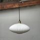 Vintage glass pendant light