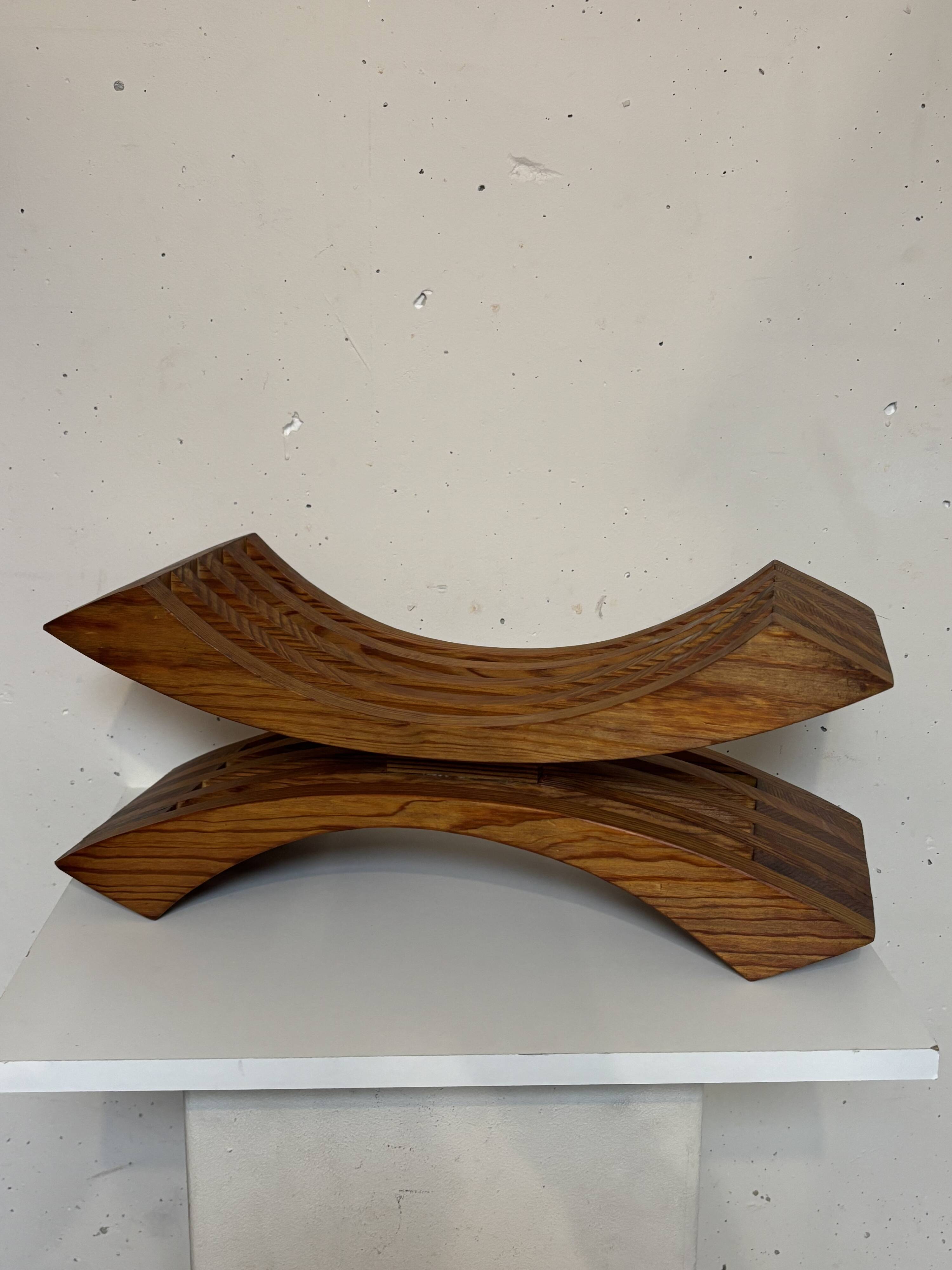 Japanese-style handmade stool, 1970s