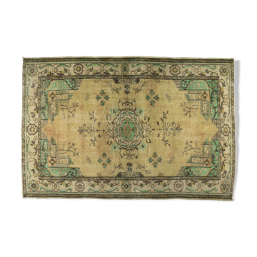 Anatolian handmade vintage rug 294 cm x 192 cm