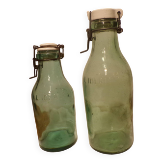 bouteilles de conservation anciennes "l'idéale"