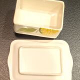 Lemon décor butter dish