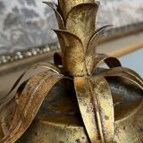Golden palm floor lamp 70s