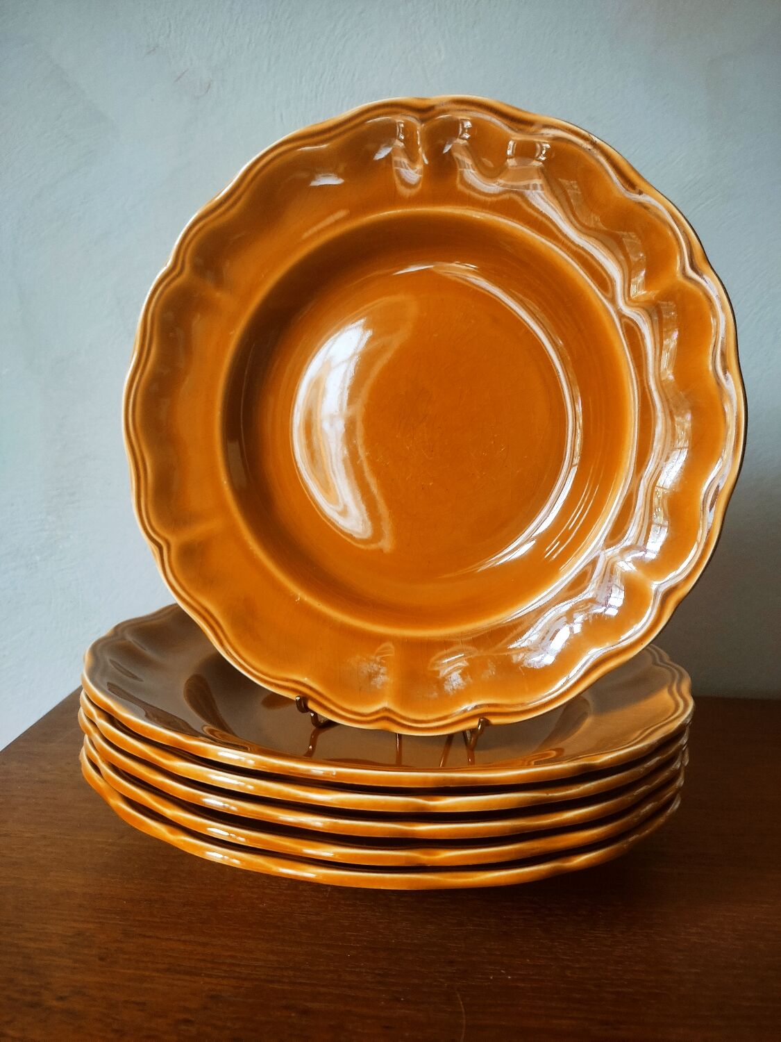 6 Provençal plates Lunéville