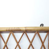 Rattan coatrack