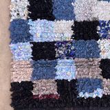 Colorful Boucherouite Moroccan rug - 87 x 152 cm