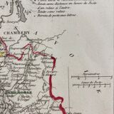 Old map of Isère