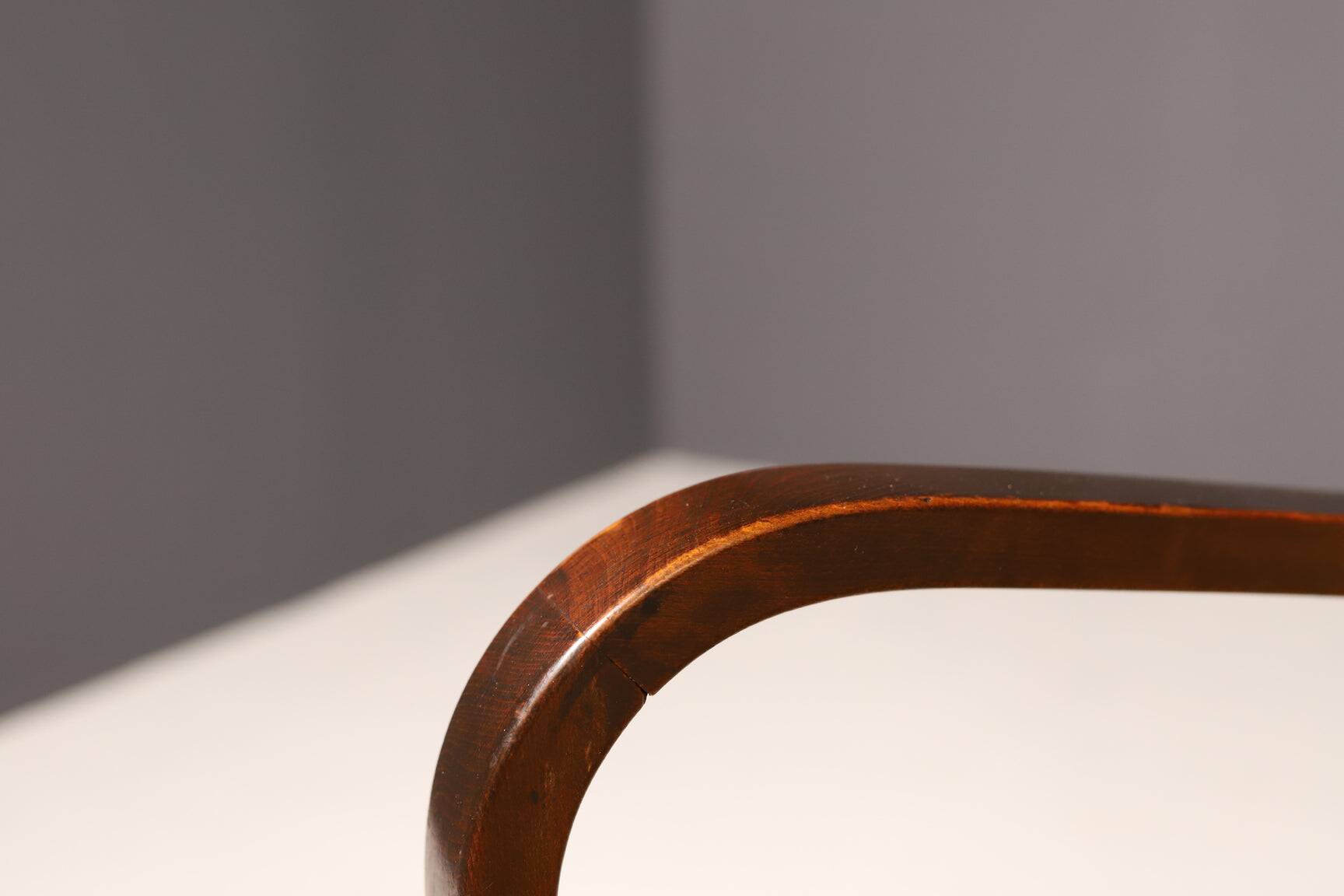 Koželka & Kropáček armchair, 1940s, silver medal – Milan Triennale 1946, restored bentwood frame
