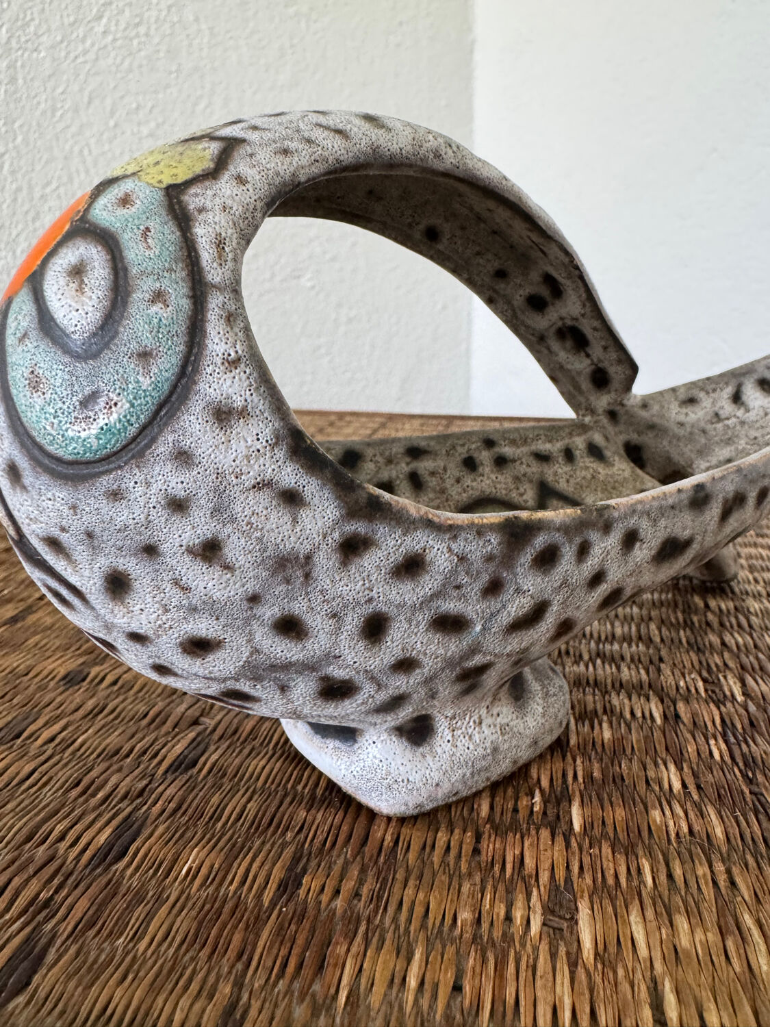 Ceramic vide poche Vallauris Bessone 1960s