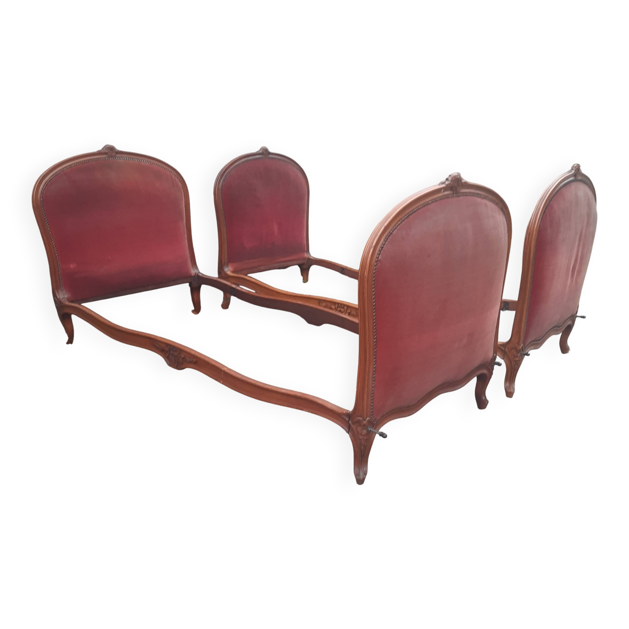Paire de lit  style Louis XV