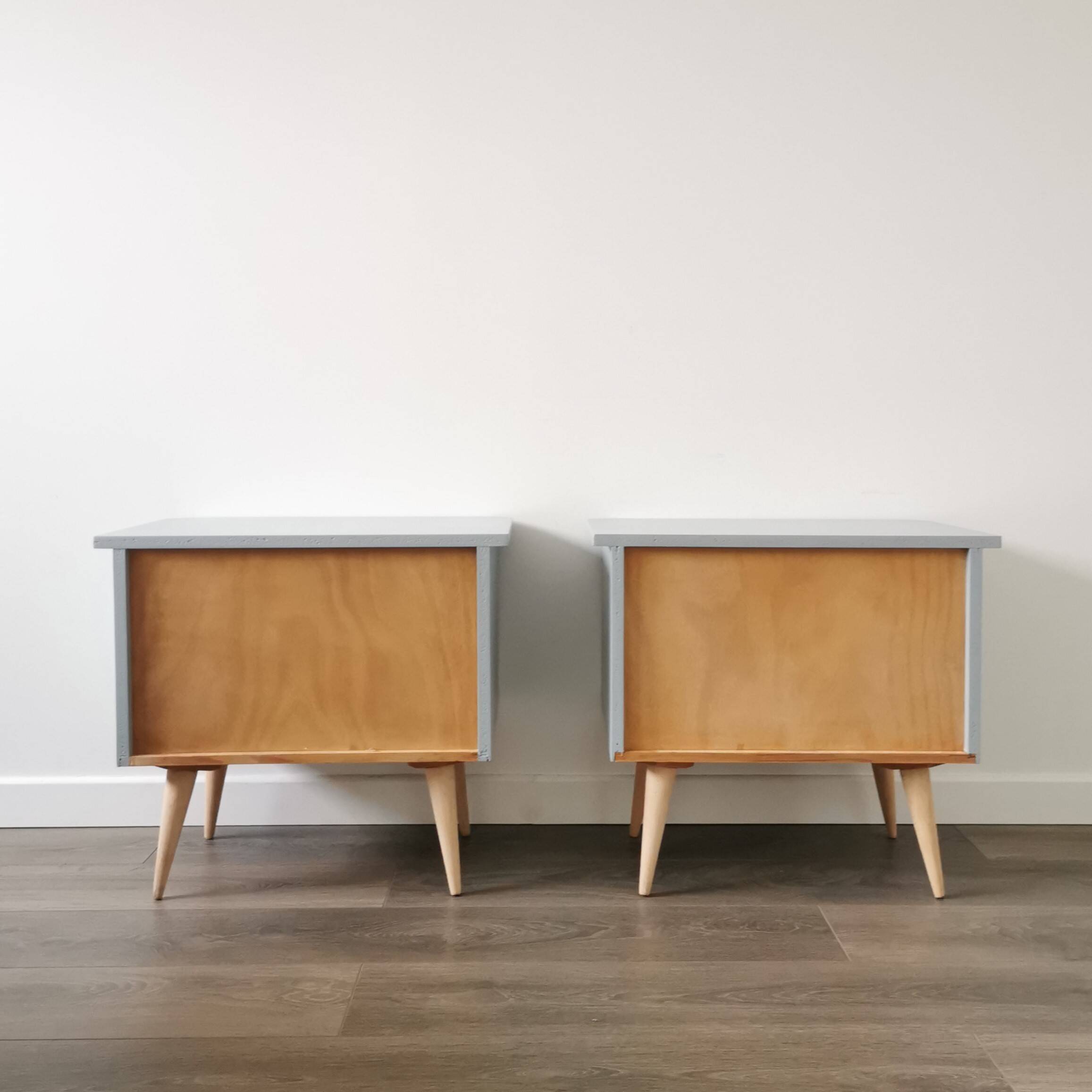 Pair of vintage bedside tables