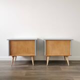 Pair of vintage bedside tables