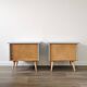 Pair of vintage bedside tables