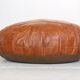 Pouf en cuir de couleur cognac 1960
