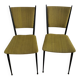 2 metal chairs