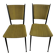 2 metal chairs