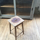 Oak workshop stool
