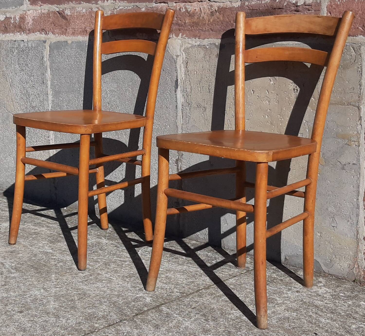 Pair of Luterma bistro chairs