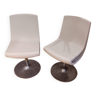 2 chaises design ciao par erik bjornsen