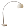 Arc floor lamp with marble base design