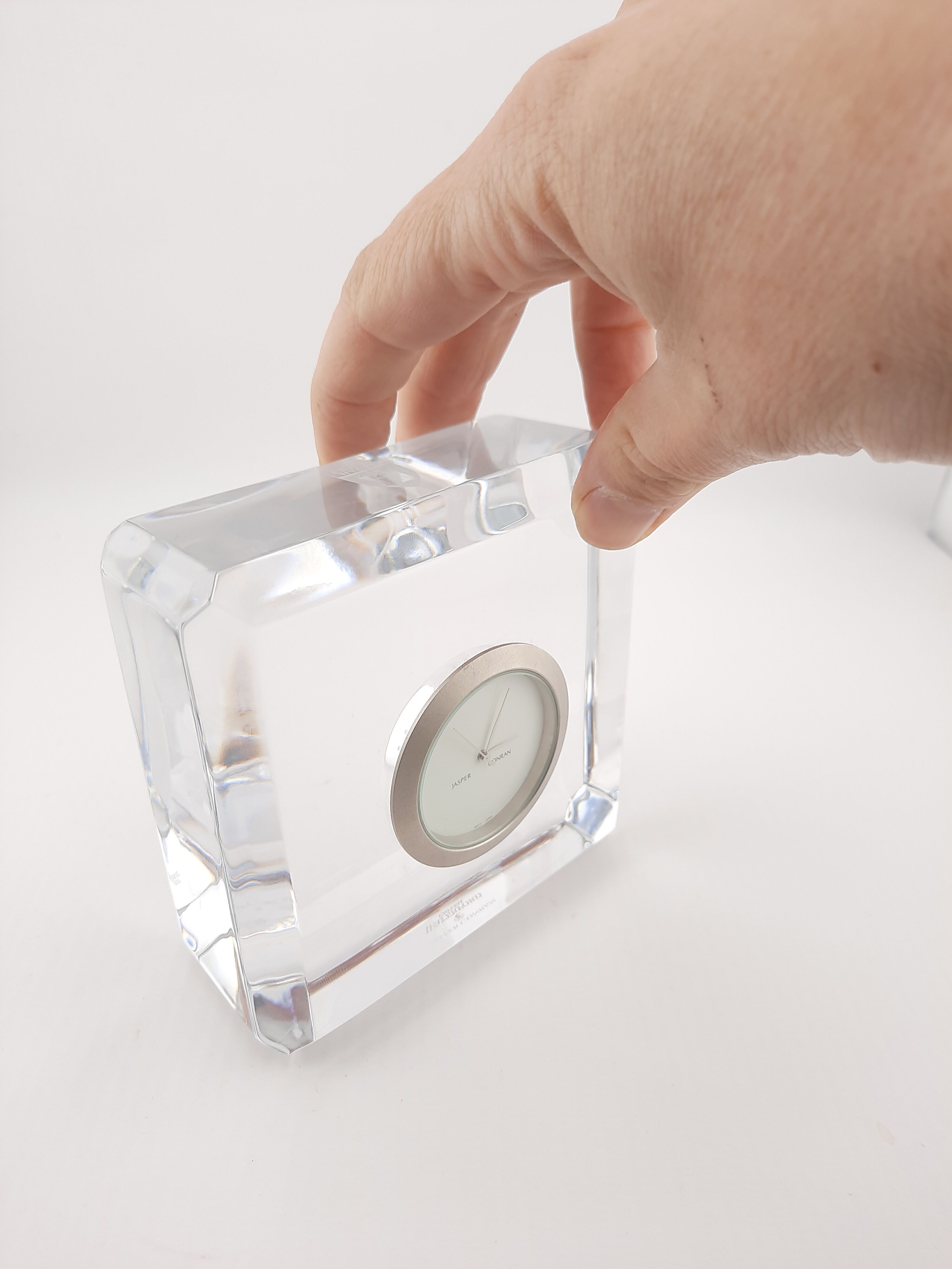 Waterford crystal glass Jasper Conran clock