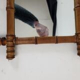 Bamboo mirror 1900, 38*44 cm