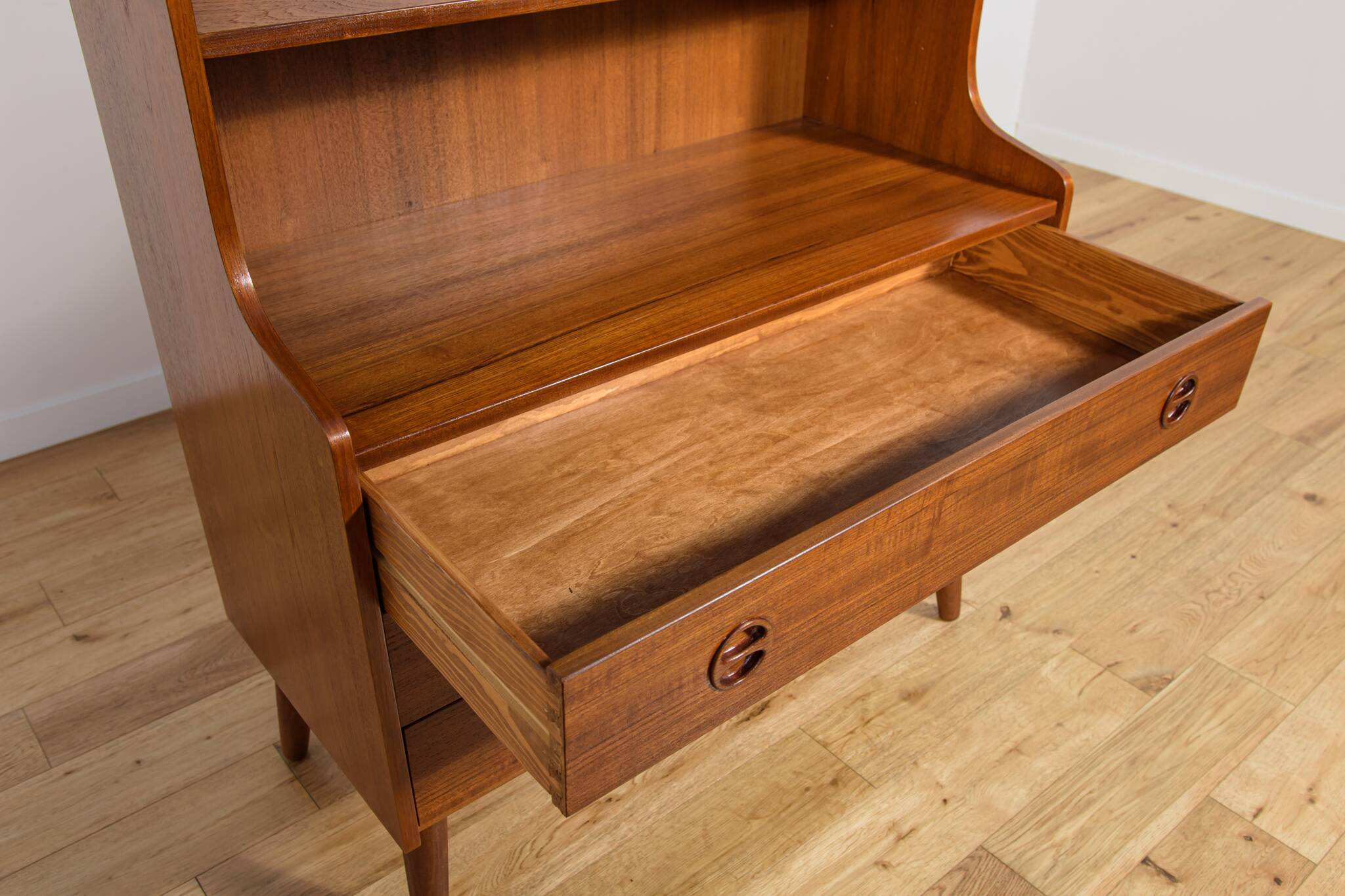 Mid-Century Teak Shelf, Denmark, 1970s