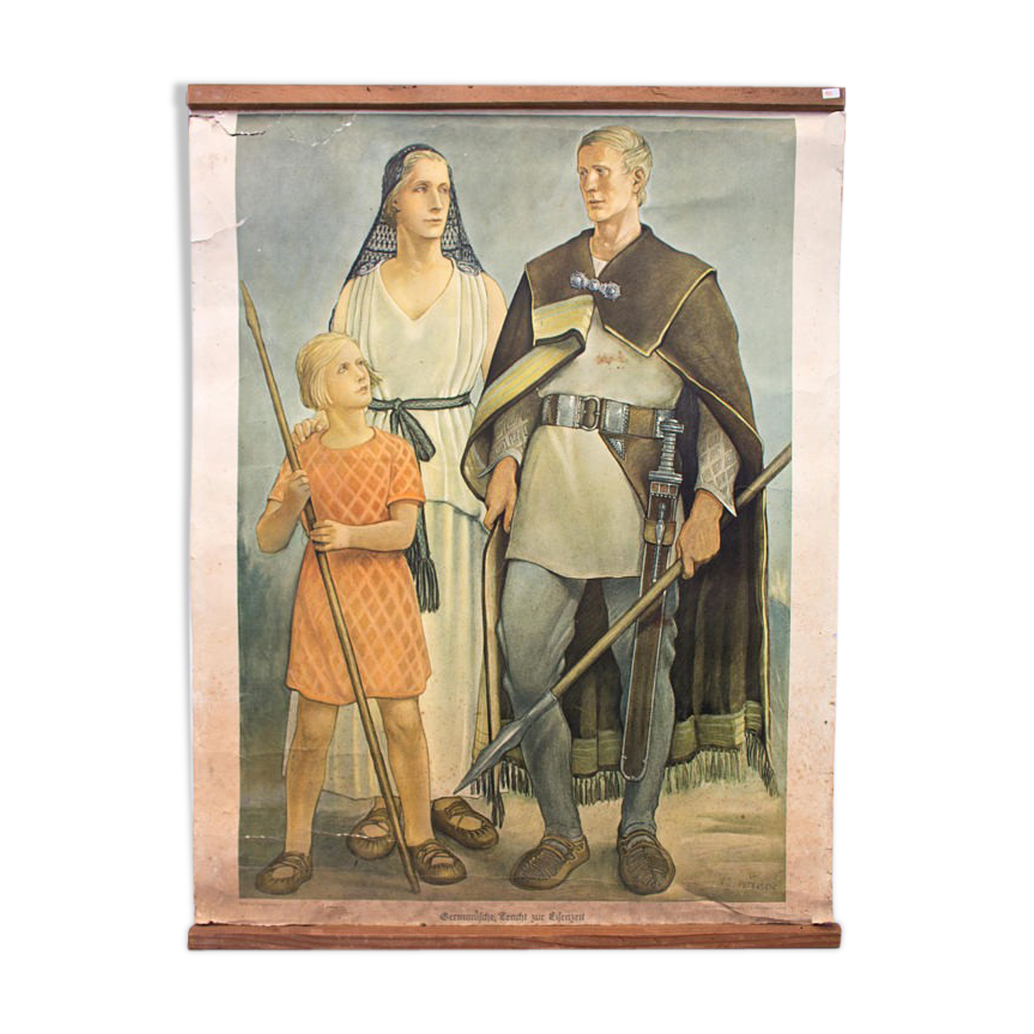 Poster "Germanic iron age suit" 1912