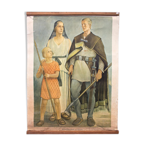 Affiche germanique costume
