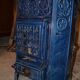 Enamelled cast iron wood stove year 1938 Rosières