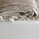 Nappe de ferme 19e en toile de chanvre réserve de trousseau  L270cm