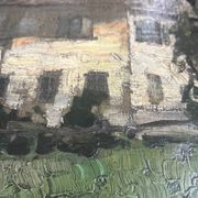 Tableau HST "Maison de campagne" éc. Allemande début XX° siècle