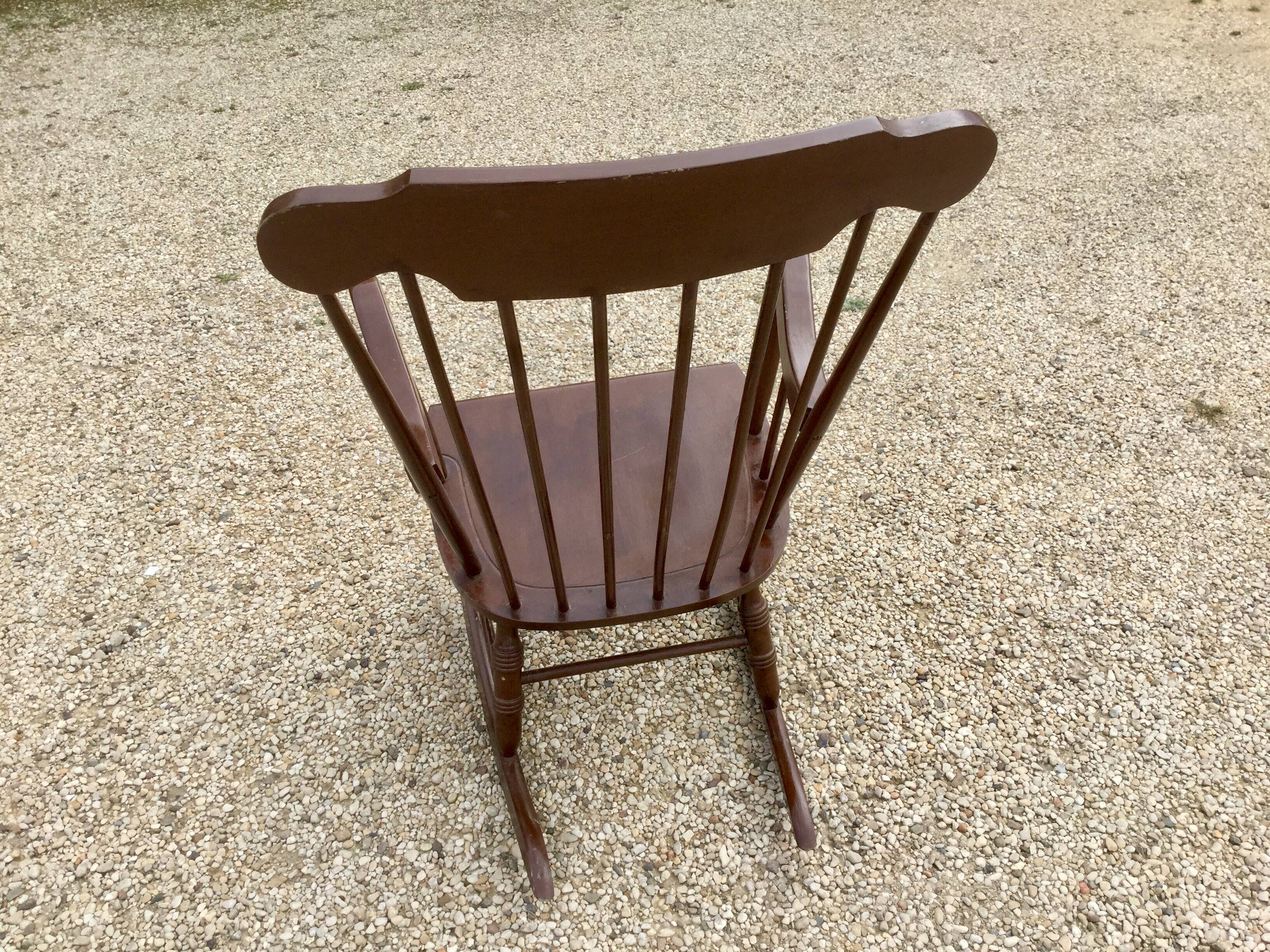 Rocking chair wooden