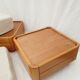 Pouf en bois d'orme