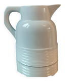 Art Deco Pichet Longwy, Celadon Green. 1930s-1940s.